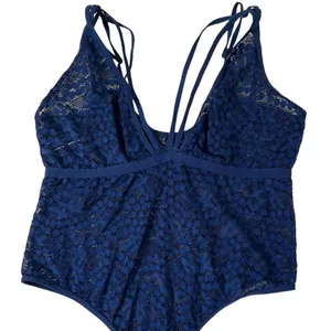 The Escante Collection Women Size XL Blue Bodysuit Lace (10E-35*) thumbnail 1