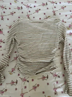 Striped long sleeve knit shirt thumbnail 3