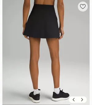 NWOT Lululemon Black Lightweight High-Rise Tennis Skirt thumbnail 2
