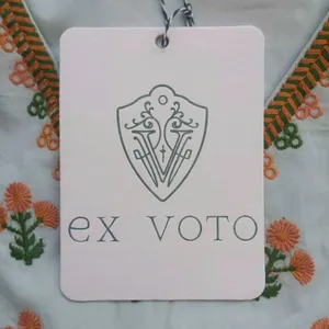 Ex Voto Embroidered Maxi Dress SMALL Hayes in Whispering Blue NEW NWT thumbnail 6