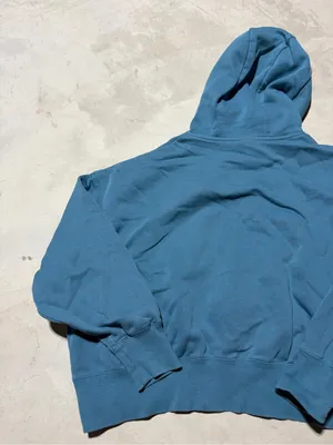 Nike Blue Pullover Hoodie center swoosh logo medium thumbnail 11