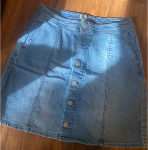 A New Day Denim Button Fly Skirt thumbnail 1