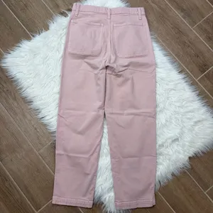 Madewell Classic Straight crop pants in wisteria dove thumbnail 5