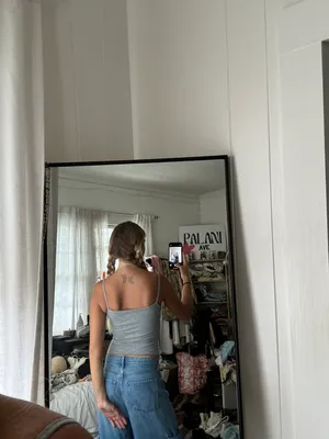 Grey Lace Tank Size XS thumbnail 2