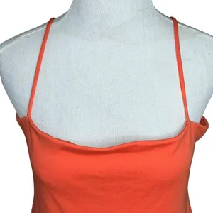 Lovers + Friends Olsen Mini Dress Coral Women Size Large Lined Sleeveless New‎ thumbnail 4