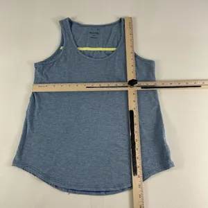Columbia Tank Top Shirt Women's Small Blue Cotton Polyester‎ Curved Hem Ladies thumbnail 7