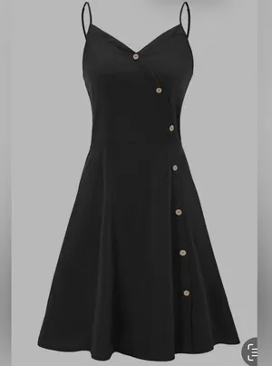 Sundress Black Dress Size M thumbnail 1