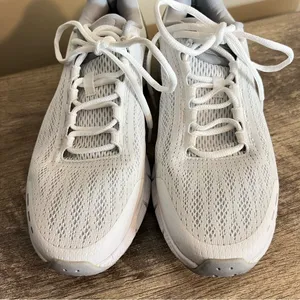 Under Armour Charged Rogue Running Sneakers Woman’s 10 White Gray thumbnail 14