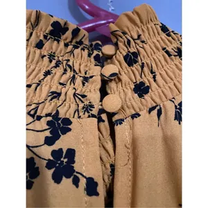 Nanette Nanette Lepore Colonel Mustard Pleated High Neck Dress Sz 6 thumbnail 7