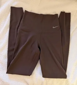 Nike Chocolate Brown Leggings thumbnail 1