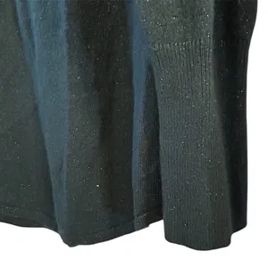 Apt. 9 Women's Medium metallic Green Pullover Sweater Long‎ Sleeve Casual thumbnail 3