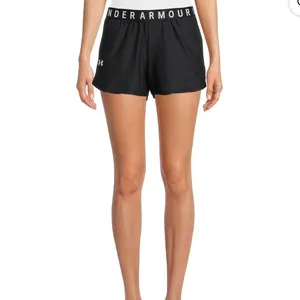 Under Armour Women's Play Up Heatgear Side Pockets Pull On Shorts M thumbnail 2