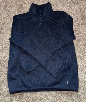 Navy Eddie Bauer fleece thumbnail 1