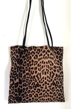 Leopard Print Shoulder Bag Brown thumbnail 1
