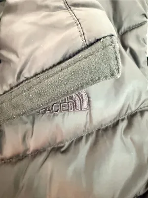 The North Face Jacket Vest 550 Down Lightweight Gray/ black Women's Size medium thumbnail 3