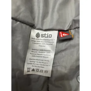 Stio Womens Azura Insulated Jacket Gray Black Quilted Primaloft Puffer Medium thumbnail 7