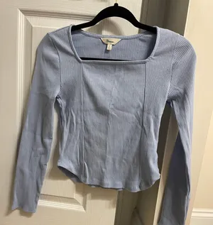 Stitch Fix blue defined top thumbnail 1