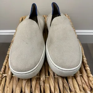 Rothy's Cream The Original Slip On Flat Casual‎ Shoe 6 thumbnail 5