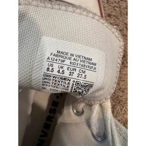 Converse Chuck Taylor All Star High Top Sneakers Women's 6.5 Beige Tan Canvas thumbnail 9