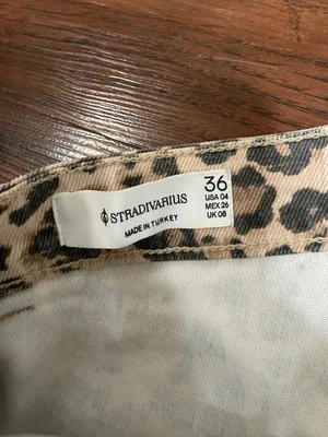 NWOT Stradivarius Denim Skort thumbnail 4