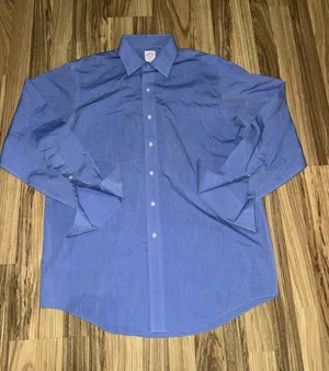 Brooks Brothers Men's Button Down Shirt 16 - 34 Blue Dress‎ Formal thumbnail 1