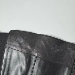 Coach Ultima Knee‎ High Leather Black Heeled Boots Womens Size 9 thumbnail 9