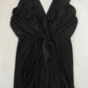 MISA Los Angeles Leza Mini Dress Size XS V-Neck Sleeveless Knot Front LBD Party thumbnail 8
