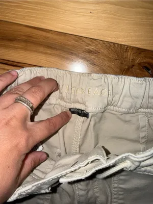 American Eagle Outfitters Cream High-Rise Jeggings with Patch Pockets thumbnail 4