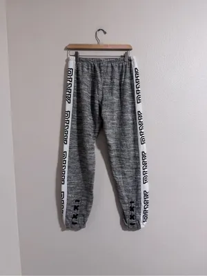 PINK Victoria's Secret Gray Sweatpants with White Label thumbnail 3