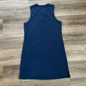 Lululemon Navy Blue Dress Sleeveless Stretch Casual Athletic Classic Fit thumbnail 3