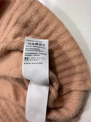 J. Crew Merino Wool Blend Peach Scoop-Neck Sweater with Subtle Sparkle thumbnail 7