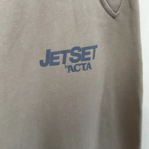 ACTA Wear‎ 100% Cotton Everyday Oversized Joggers In Color Moon Size S NWOT thumbnail 8