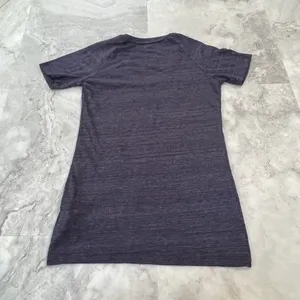 Adidas Michigan Wolverines Blue Short Sleeve‎ V-Neck Logo Shirt Size Medium M thumbnail 3