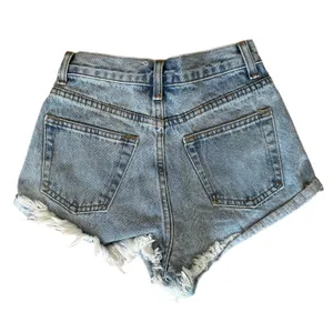 Superdown Cutoff Jean Shorts Size 23 Light Wash Faded Denim High Rise $68 NEW thumbnail 6