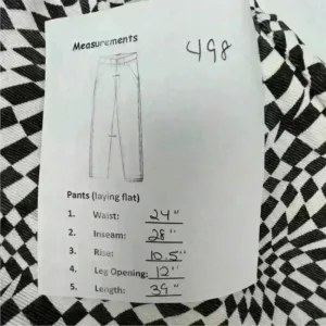 Princess Polly Women's Flared Checkerboard Pants Size 0‎ Black and White thumbnail 12