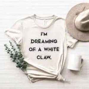 Bella Canvas I'm Dreaming of a White Claw Holiday Tee 3X thumbnail 2