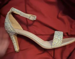 David's Bridal Heels Sparkly thumbnail 1