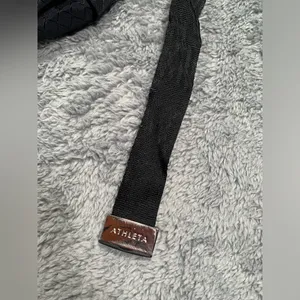 Athleta black belt bag fanny pack thumbnail 2