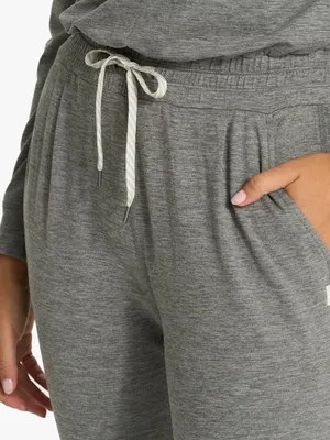 NEW Vuori Womens Jumpsuit Lux‎ Henley Heather Gray Size S thumbnail 3