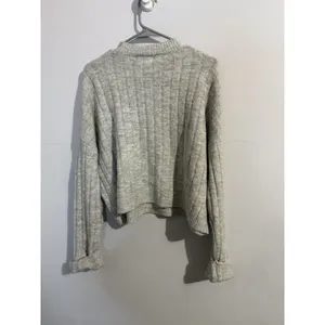 Sincerely Jules Women's‎ Crop Knit Sweater Gray Size M thumbnail 5