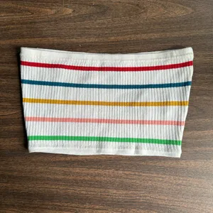 FOREVER 21 Striped Tube Top thumbnail 2