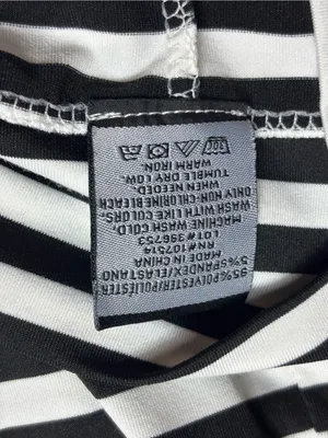 Jonathan Martin For Her Black&White Striped Maxi Skirt - Sz S -casual long skirt thumbnail 3