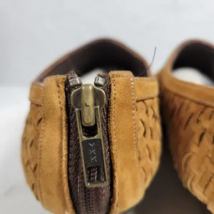 Amoura Papa Jimenez Mule Bootie Shoes Women 7.5 Brown Woven Slip On Pointed Toe thumbnail 15