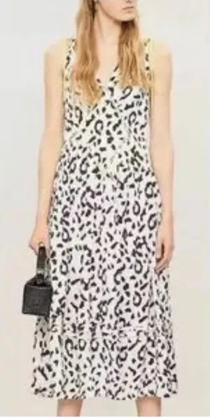SELF‎ PORTRAIT | Leopard Patterns Sleeveless Dress Size 6 thumbnail 1