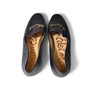 Sam Edelman Loraine Leather Bit Loafers Navy Blue 10M thumbnail 5