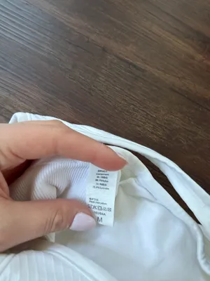Forever 21 Women’s White Ribbed Workout Tank thumbnail 2