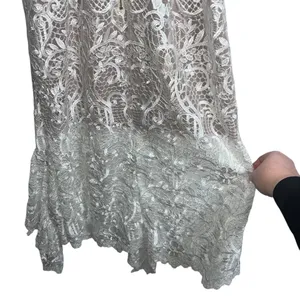 NEW NWOT Bronx & Banco Tiffany Blanc Lace Midi Dress In White thumbnail 9