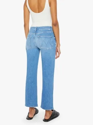 Mother Denim Women’s The Mid Rise Rambler Zip Ankle Jeans Out Of The Blue Sz 32 thumbnail 8