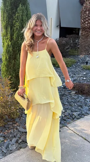 Maxi Dress Shein Yellow thumbnail 1