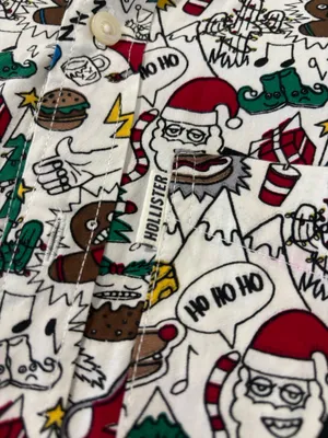 Men’s Hollister Christmas Button Down Shirt thumbnail 4